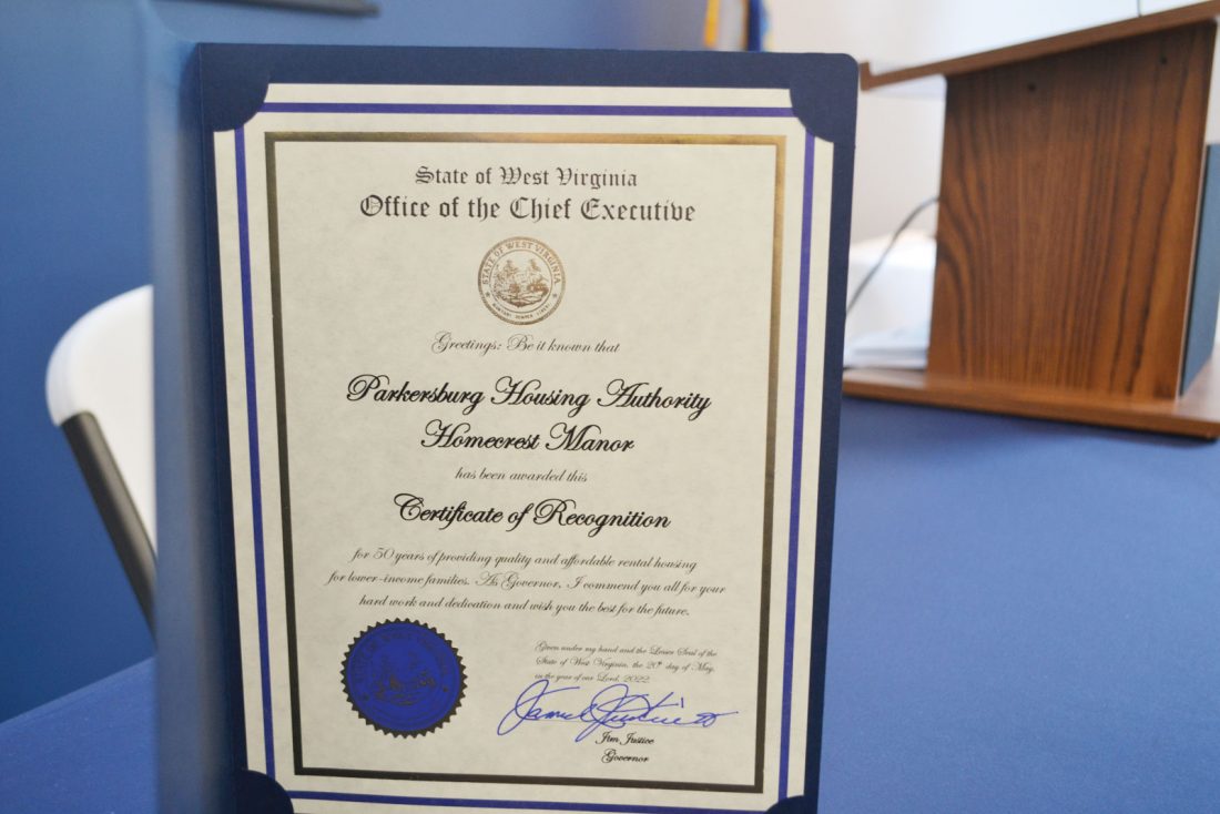 Parkersburg Housing Authority celebrates 50 years of Homecrest Manor